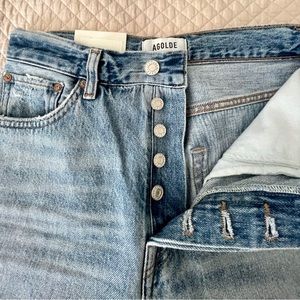 AGOLDE High-Waisted Jean Shorts